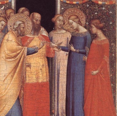 Marriage of the Virgin, by Daddi