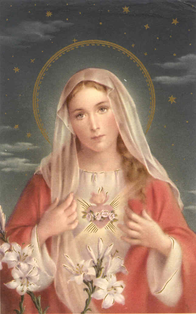 [Immaculate Heart

with Lilies]