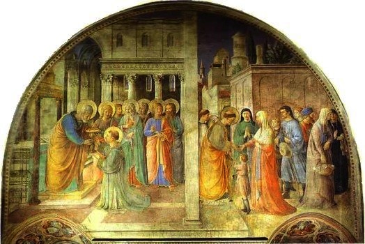 Ordination of St. Stephen the Deacon, by Fra Angelico, 1447-1449